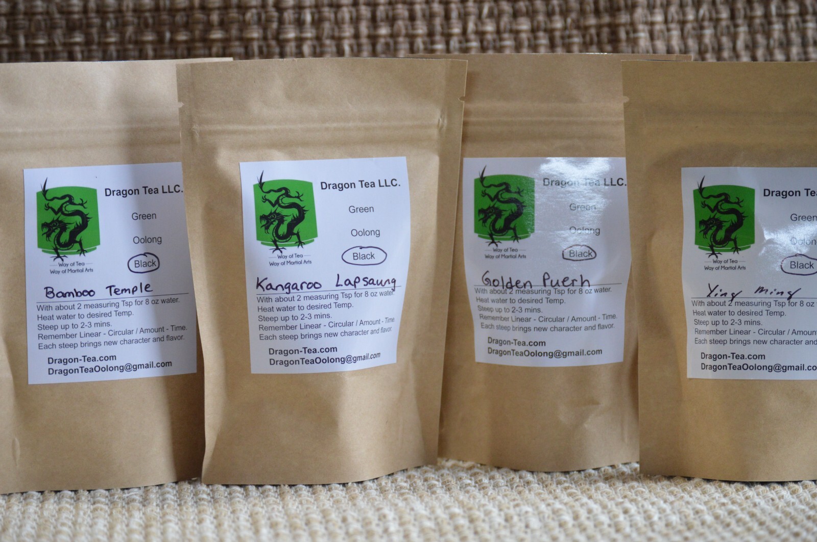 Dragon Tea – Black Tea Sample – 4 Pieces