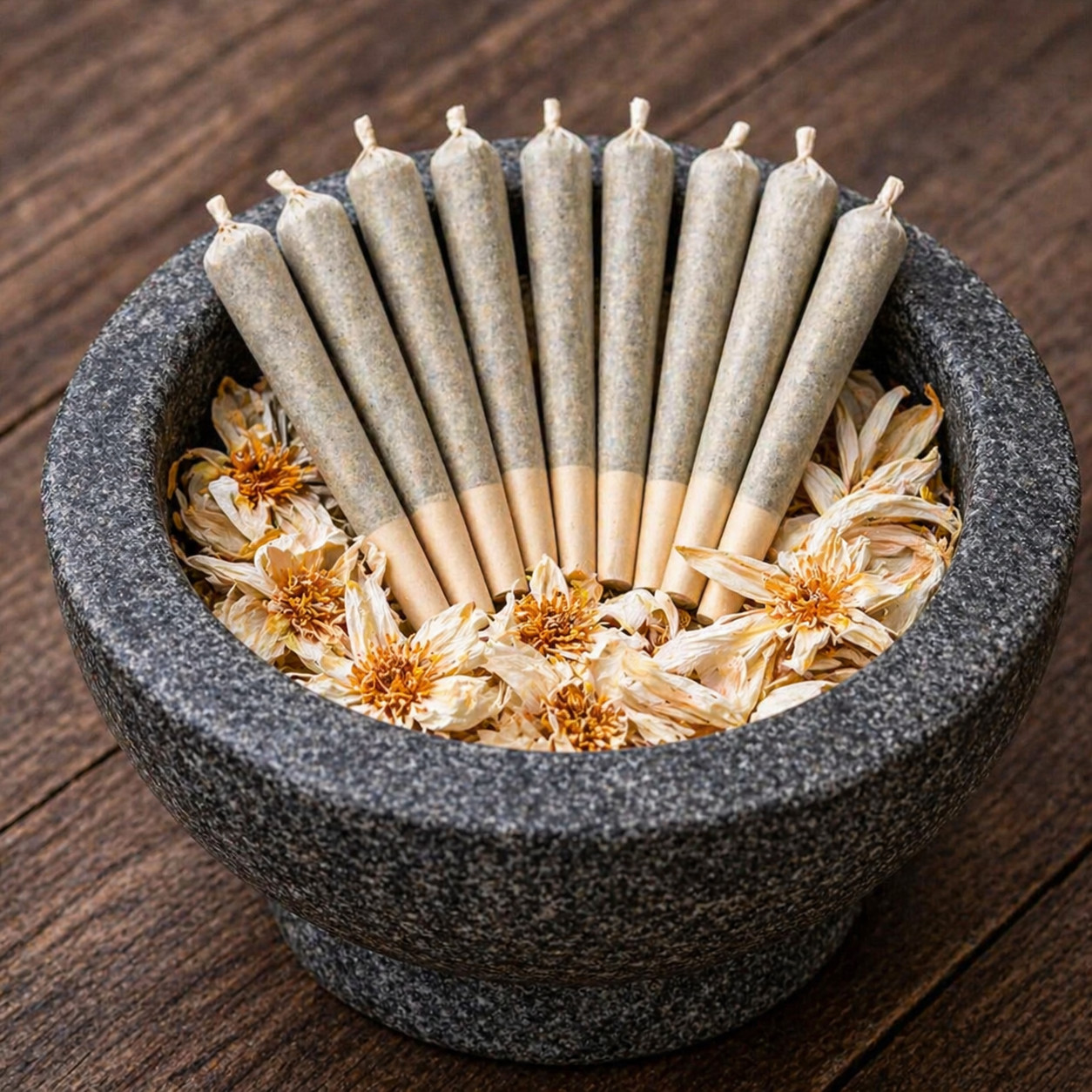 25g White Lotus Flowers • Premium Grade • Nelumbo nucifera • 100% Natural
