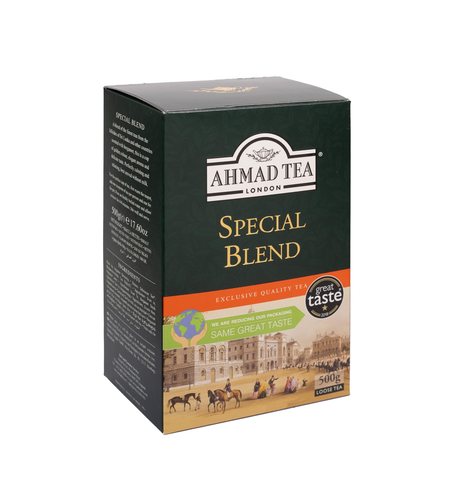 454g Special Blend Black Tea, Loose Leaf Caddy, Caffeinated, Sugar-Free, Rich