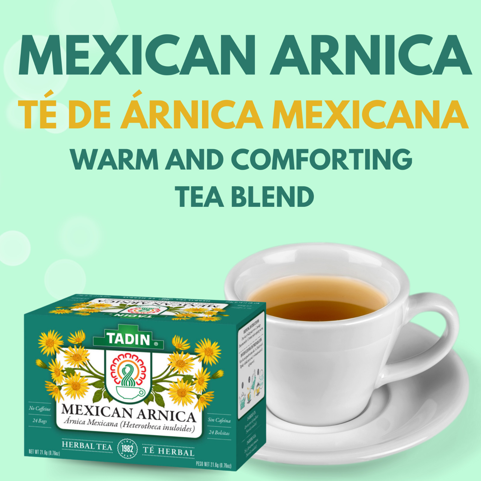 TADIN MEXICAN ARNICA 24 BAGS 0.76oz