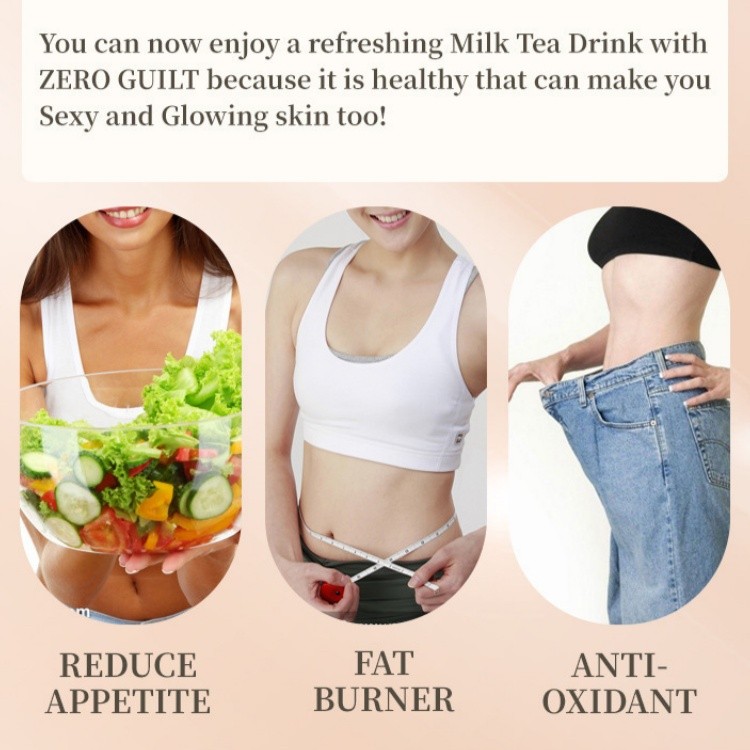 Detox Tea Belly Fat Burning Slim Milk Tea 100g Original Tea Weight Loss