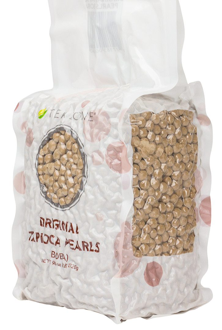 Tea Zone Tapioca Pearl Original Black Boba A1000 Taiwan 6 lbs (96 oz)