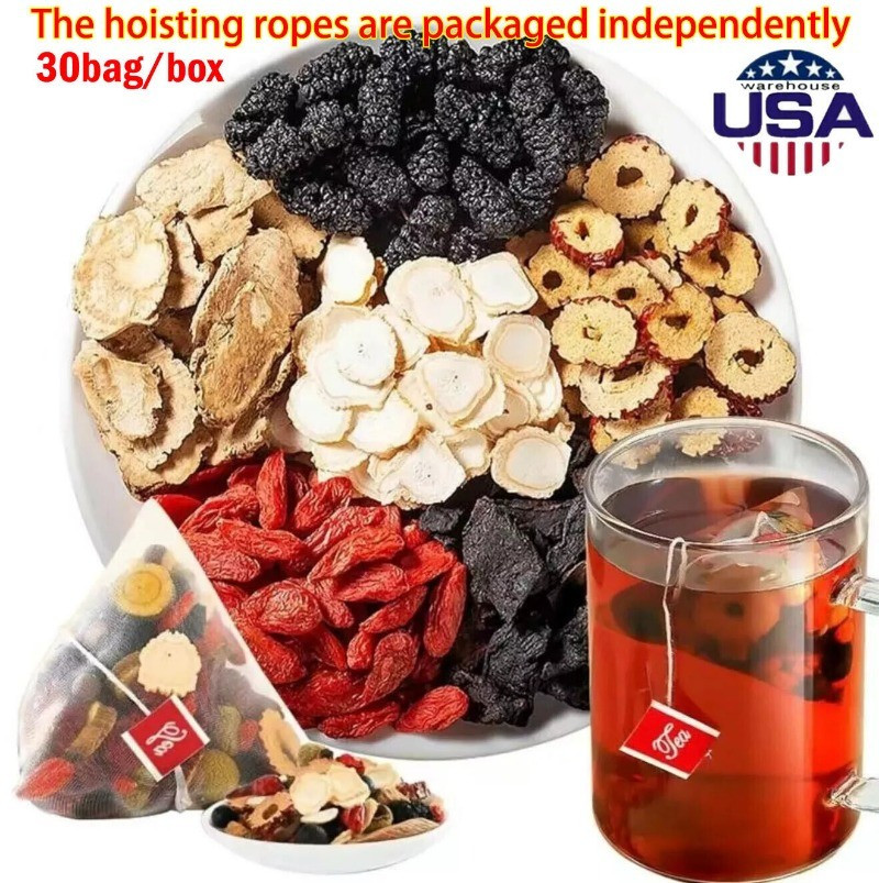 1-3Pack Ginseng six treasure tea Kidney tea liver tea red date kidney health