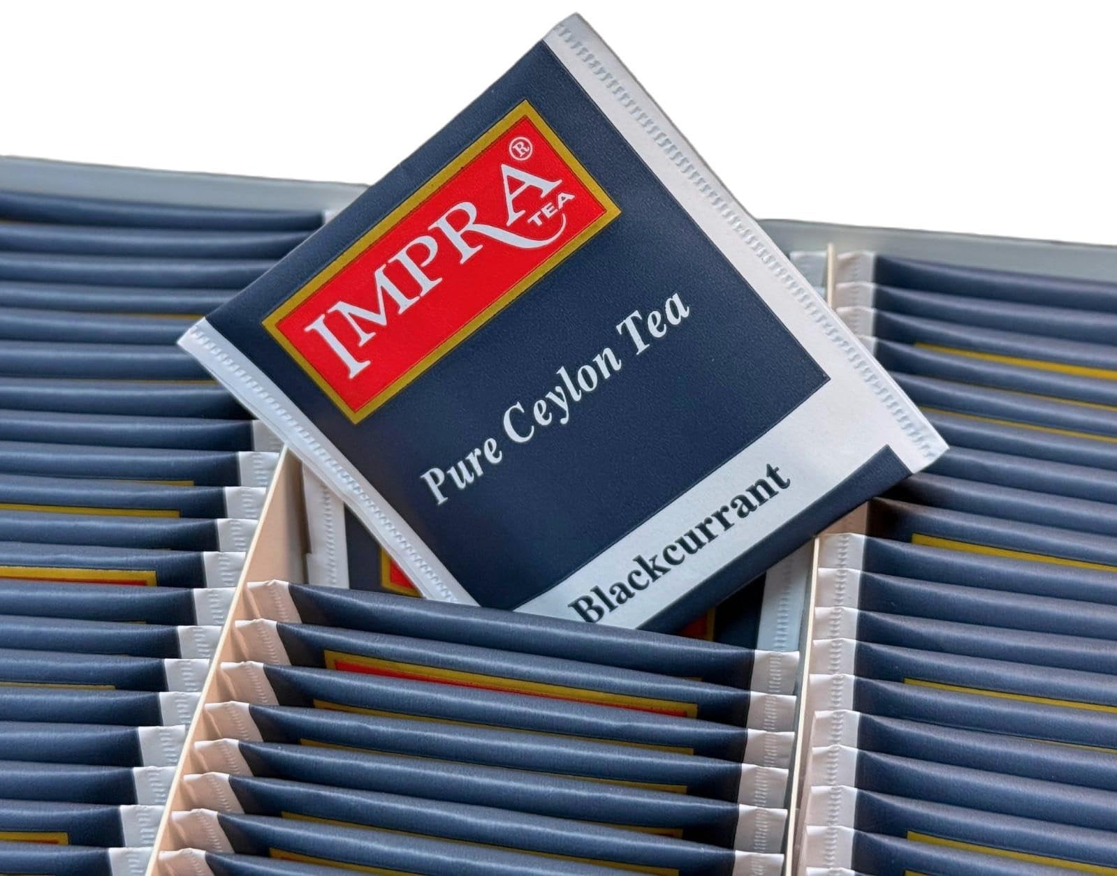 Impra Blackcurrant Flavored Ceylon Black Tea – 100 Individually 1 Pack