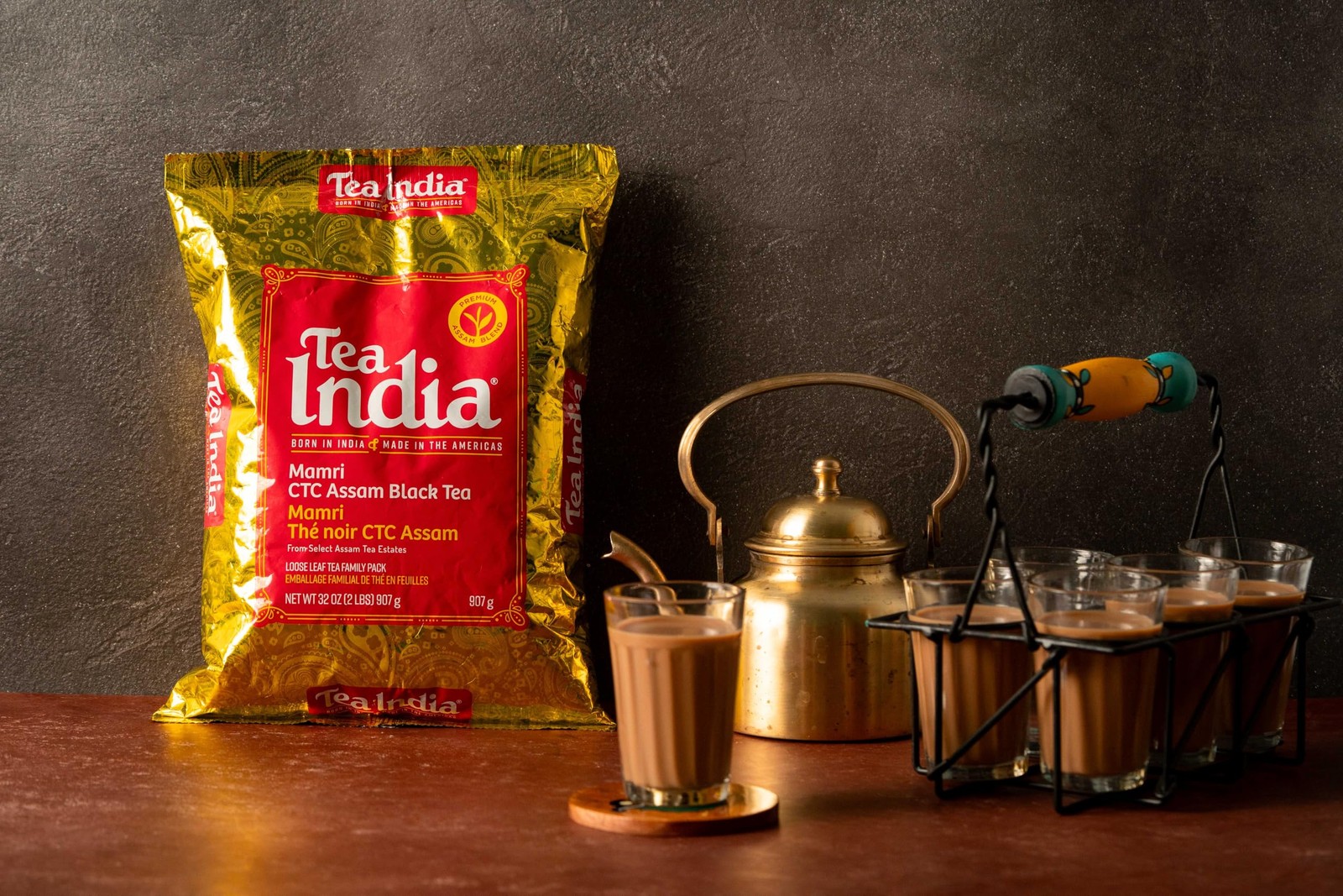 Tea India Assam Black Tea, CTC Loose Leaf, 2 32 Ounce (Pack of 1),
