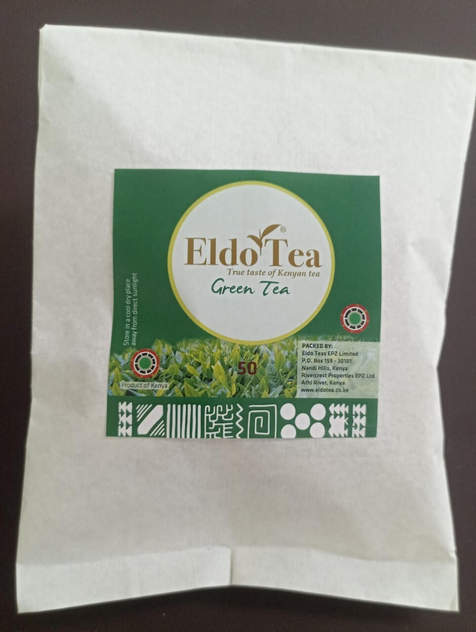 Green Premium Tea Loose Leaf KENYAN Organic Specialty Nandi EXP MAY 2028