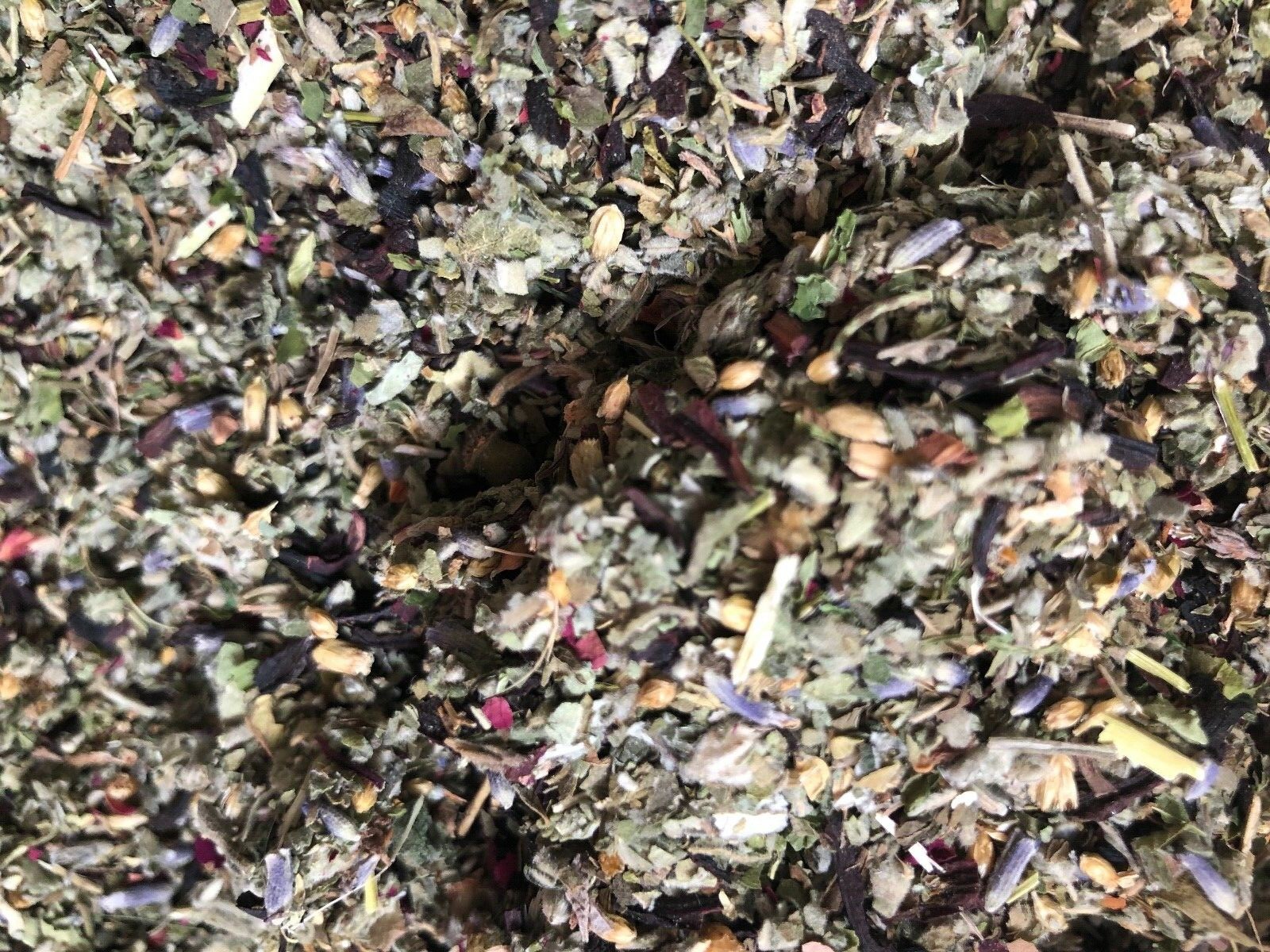 Rose Yarrow Skullcap Hibiscus Lavender Raspberry Damiana Skullcap Mint No.48 Mix