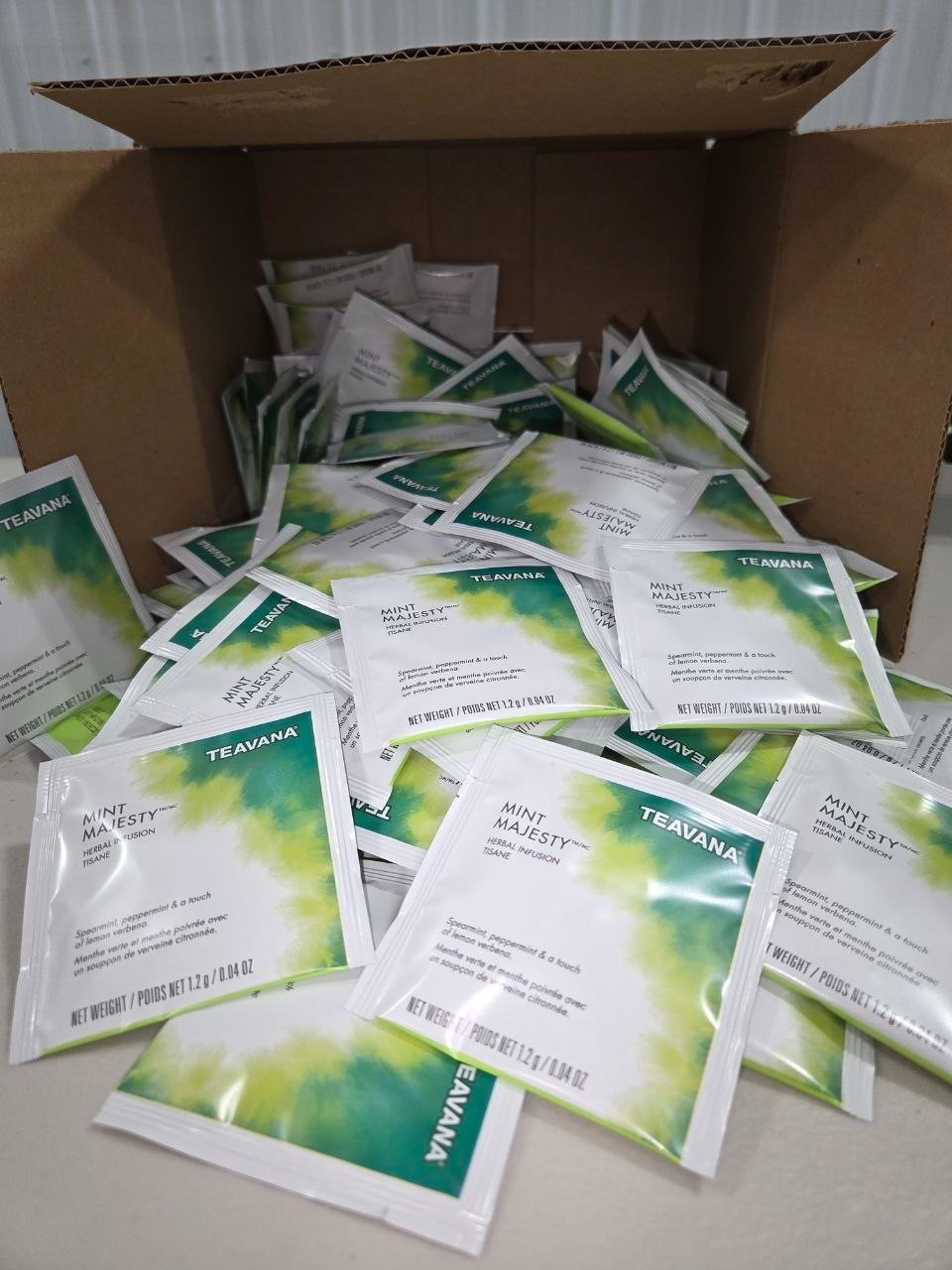 Starbucks Teavana Tea Sachets Mint Majesty Pack of 100 Sachets 2027