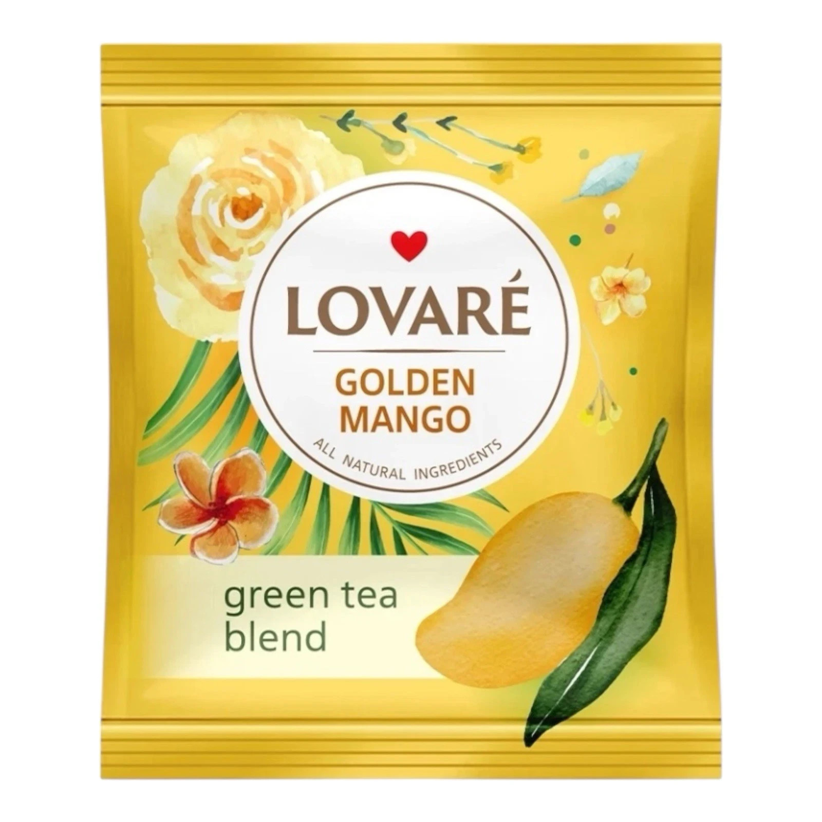 LOVARE Tea Gift Set Black & Green Tea 30 Tea Bags, 6 Flavors Tea Gift box