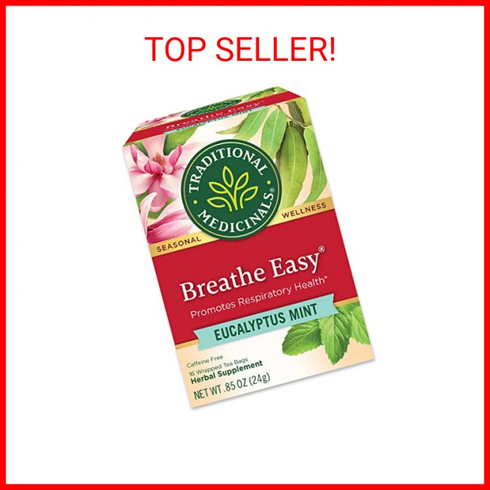 Traditional Medicinals Tea, Organic Breathe Easy, Promotes Respiratory Health, 1