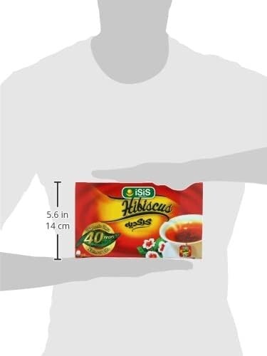 Isis Egyptian Hibiscus Herbal Organic All Natural ايزيس كركديه(6Packs X 50 Bags)