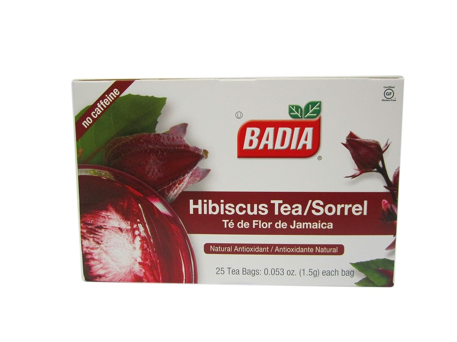 50 Bags Badia Hibiscus Tea/Sorrel/Te de Flor/Jamaica/Antioxidante/Antioxidant