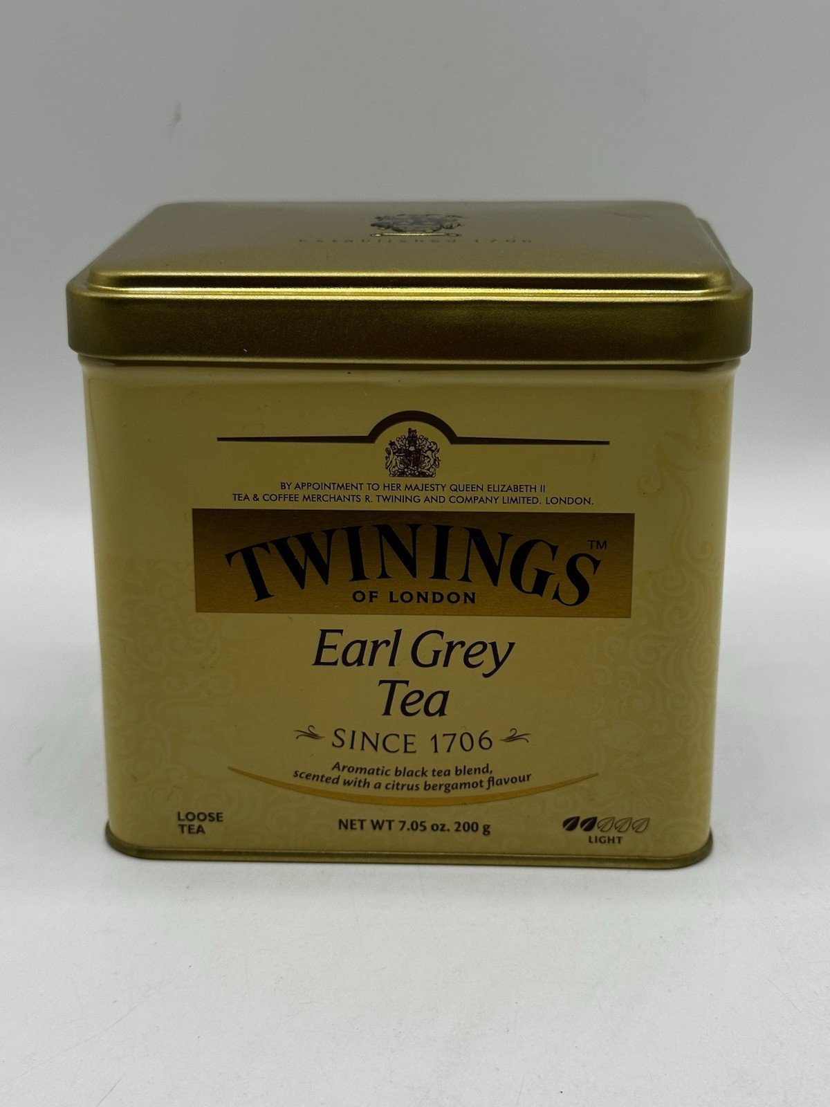 Twinings Earl Grey Tin Loose Tea 7.05oz 200g Exp 3/2026