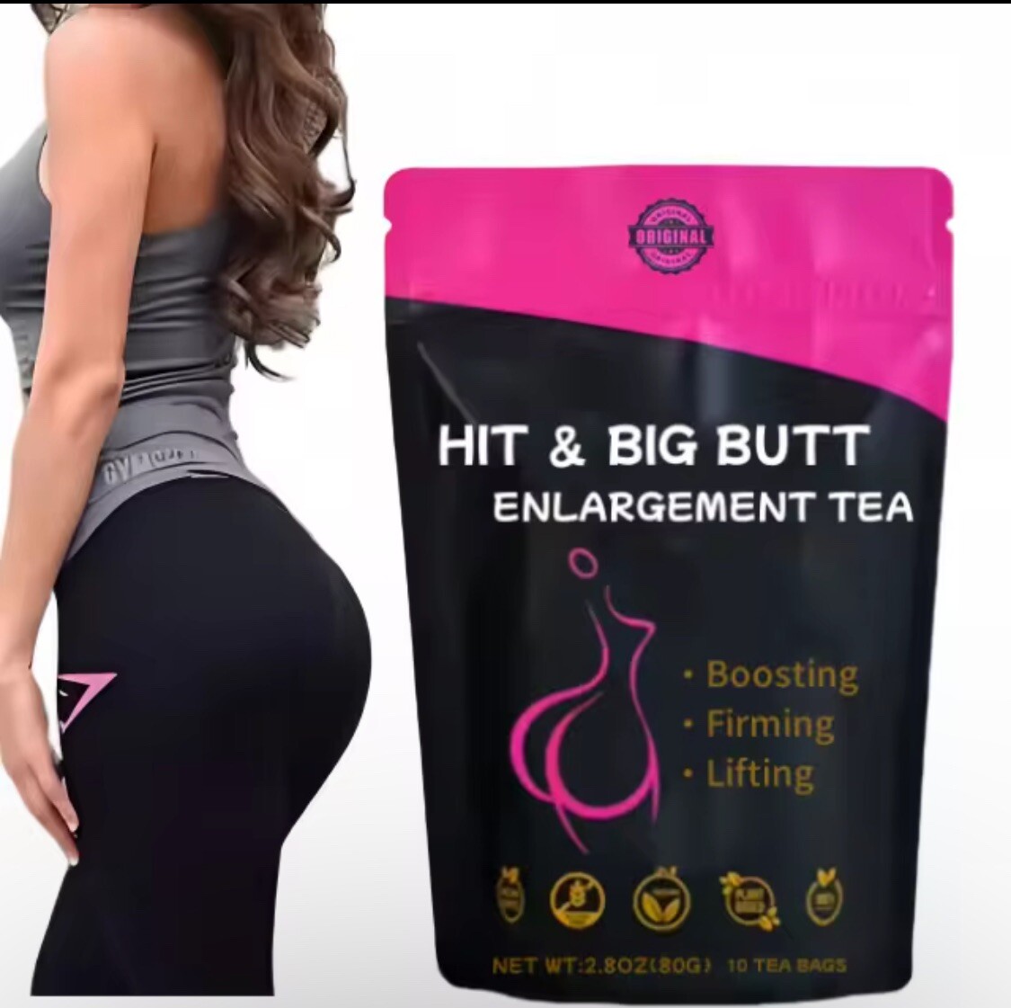 Hip Big Butt Tea Enhancement Buttock Firming Abundant Supplements Herbal Tea