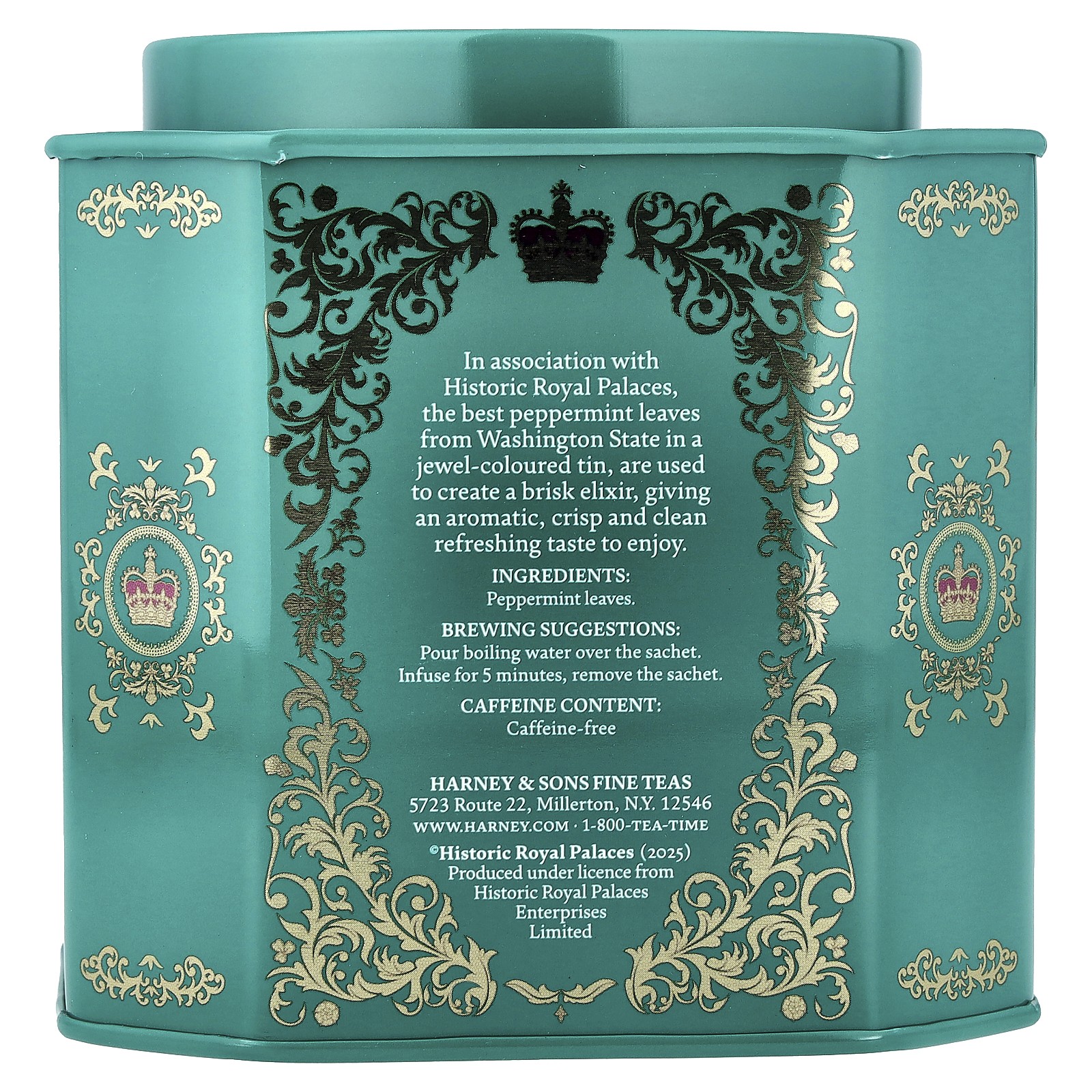 Peppermint Herbal, Caffeine Free, 30 Sachets, 1.9 oz (54 g)