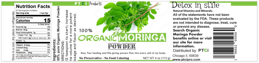 MORINGA POWDER 100% ORGANIC – The real & Authentic 100% ORGANIC MORINGA- 4 oz