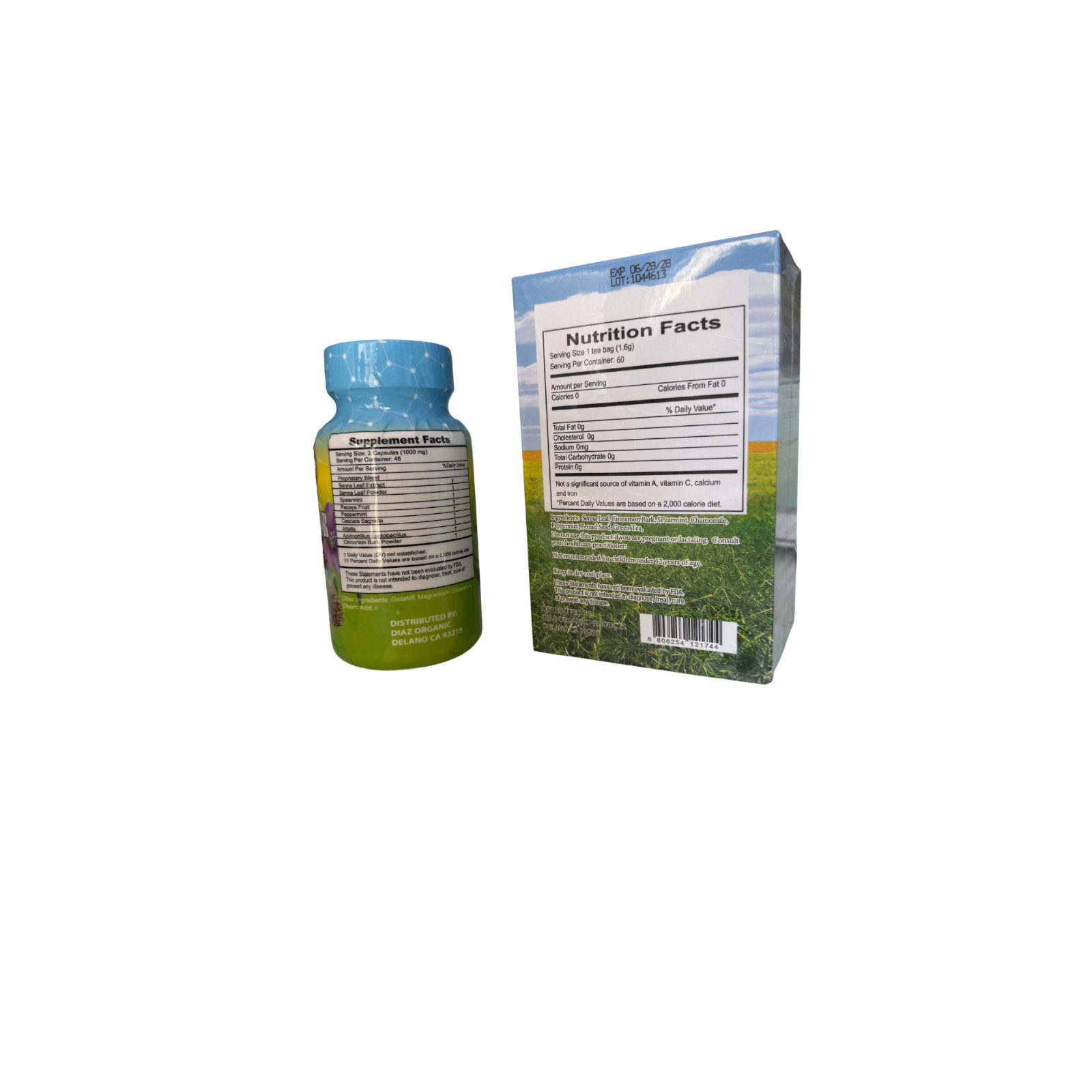 SUPER DESINTOXICADOR INTINAL KIT 90 Capsuls and 60 tea bags