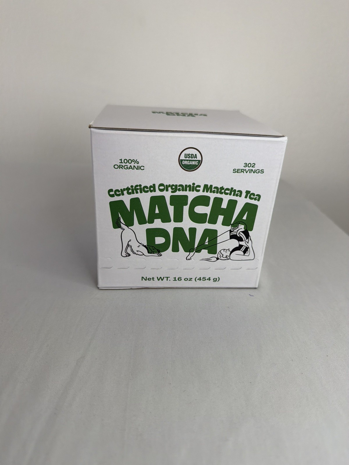 Matcha DNA Organic Matcha Green Tea Powder Unsweetened 100% Natural 1lbExp:07/28