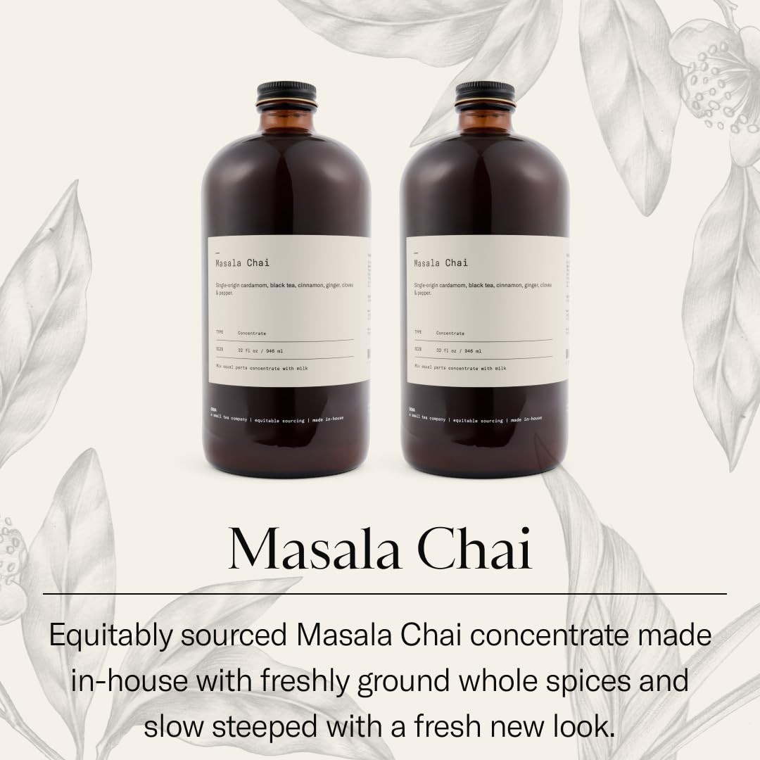 Original Masala Chai Concentrate, Small-Batch, Single-Origin Spices, Hot or I…