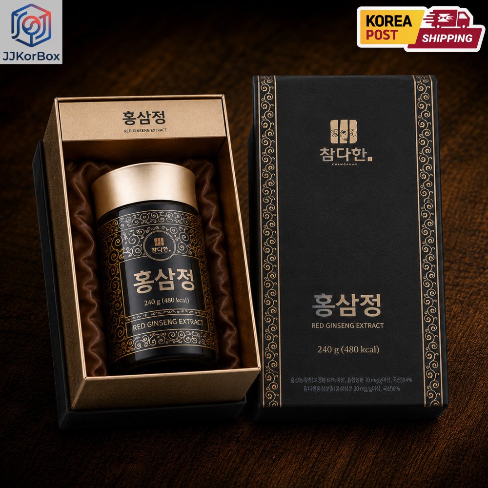 Korean Red Ginseng Extract 240g Premium Whole Root Paste Max Absorption Gift