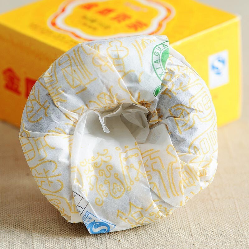 2013 XiaGuan Golden Melon Gong Tuo FT Pu-erh Tea Puer Raw TuoCha 100g Box