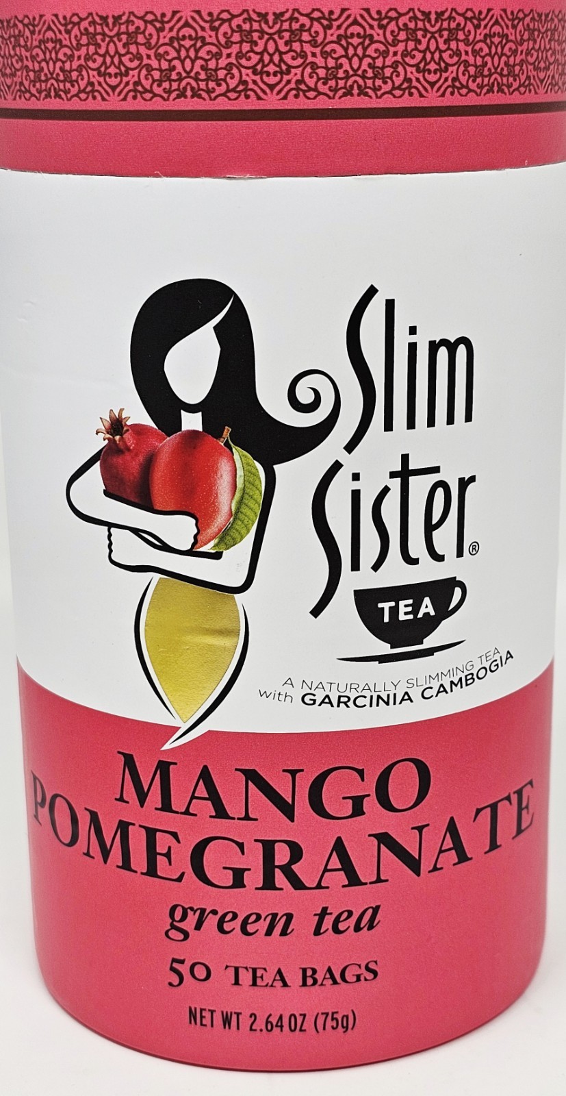 Slim Sister Tea 50 Pack Mango Pomegrante Green Tea Brand New Sri Lanka