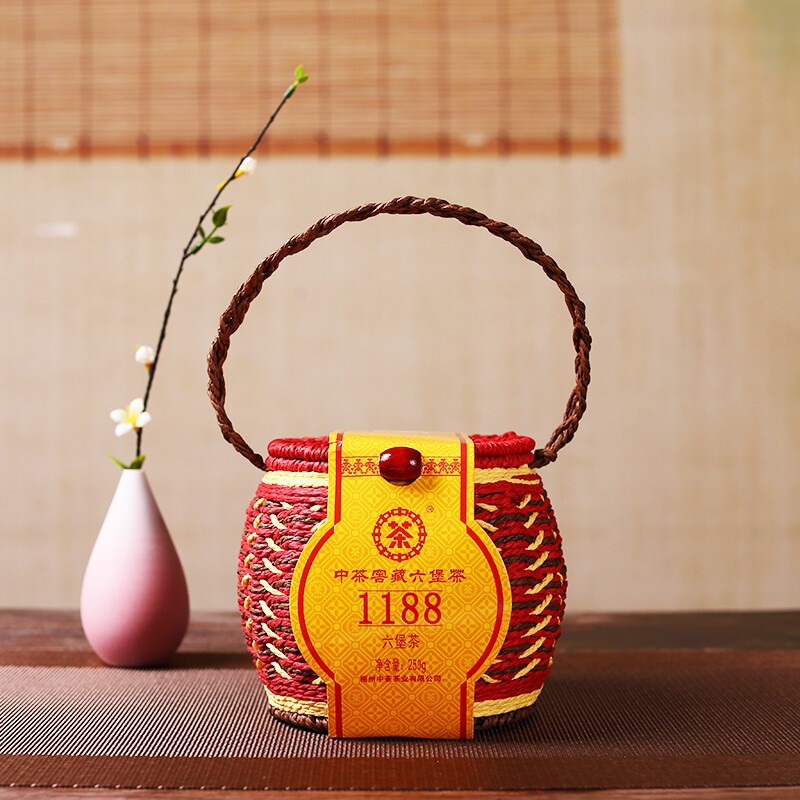 Premium CHINA TEA Liubao 1188 1st Grade Liu Bao Hei Cha Dark Tea Loose Tea 250g