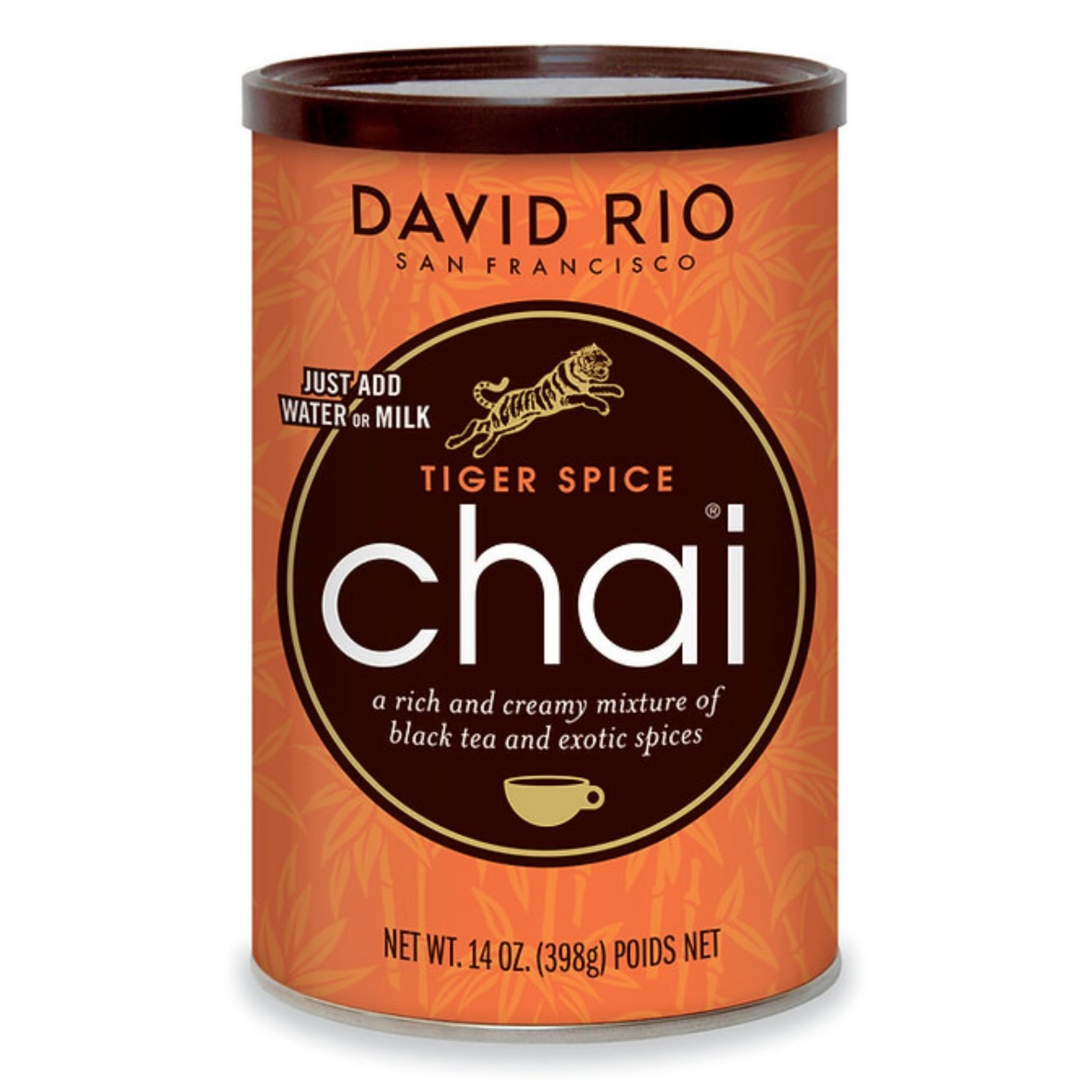 Chai Tea Latte Mix, 14 Oz, Organic, Dairy Free, Just Add Water or Milk