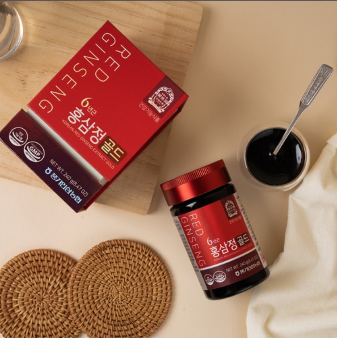 [Pung-gi Ginseng Nonghyup] Korean 6 Years Red Ginseng Extract Gold 240g