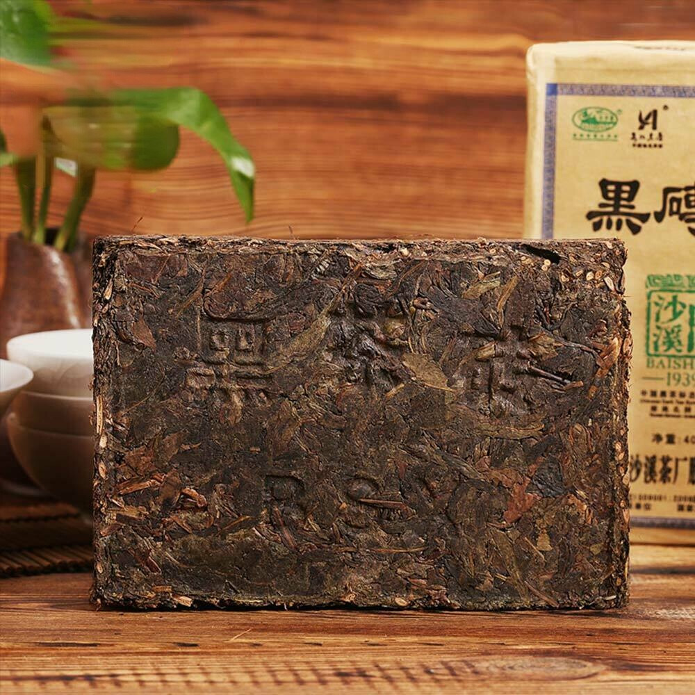 Natural Anhua Dark Tea Brick Herbal Energy Tea 400g