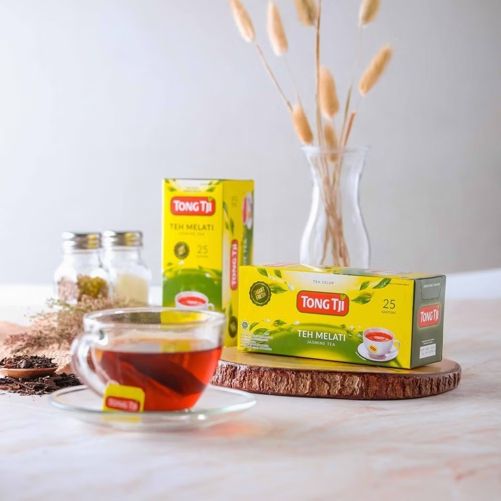 2X Tong Tji Jasmine Tea Indonesian Premium Tea with Jasmine 50 Tea Bags