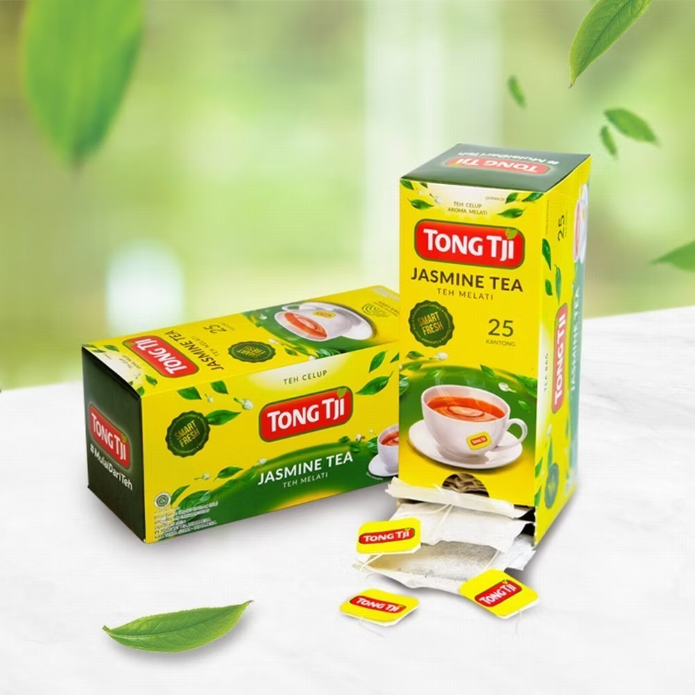 2X Tong Tji Jasmine Tea Indonesian Premium Tea with Jasmine 50 Tea Bags