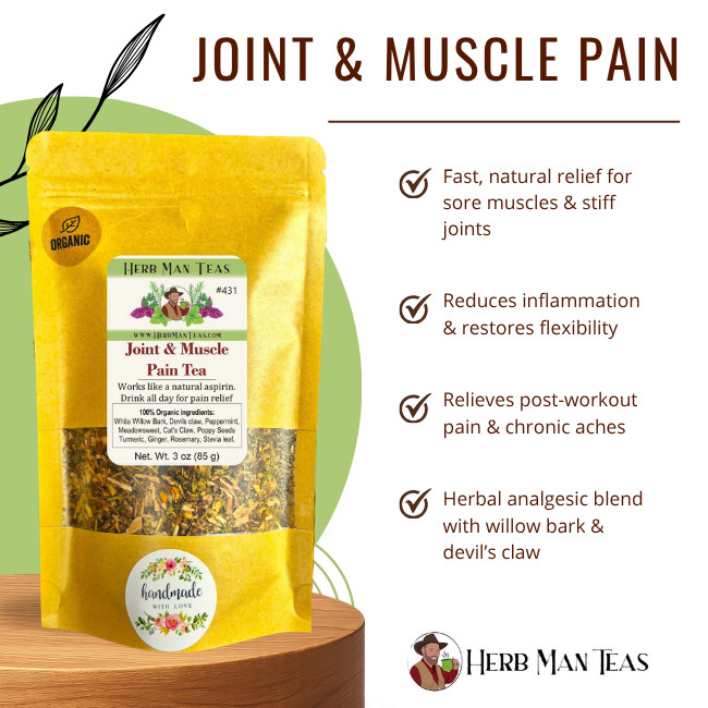 Joint & Muscle Pain Tea – Fast-acting and natural relief for joints & muscles