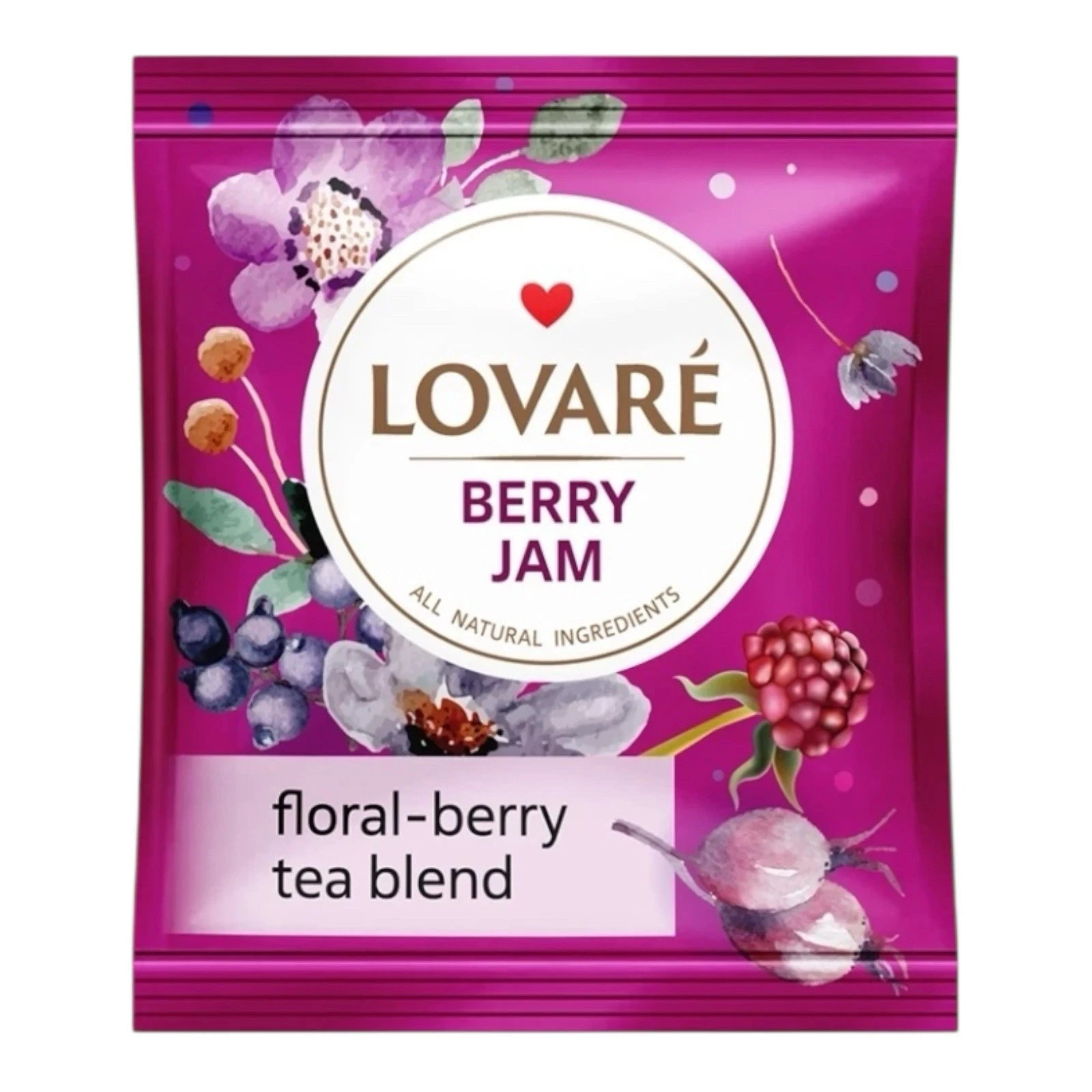 LOVARE Tea Gift Set Black & Green Tea 30 Tea Bags, 6 Flavors Tea Gift box