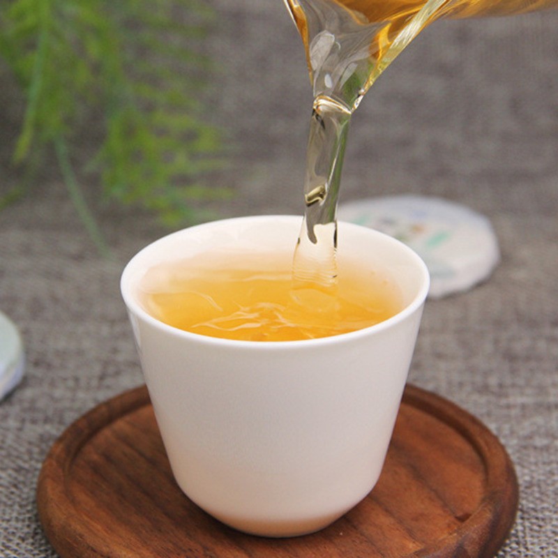 500g Dried Tangerine Peel White Tea Yunnan Old Tea Leaves Bulk Small Tea Cake