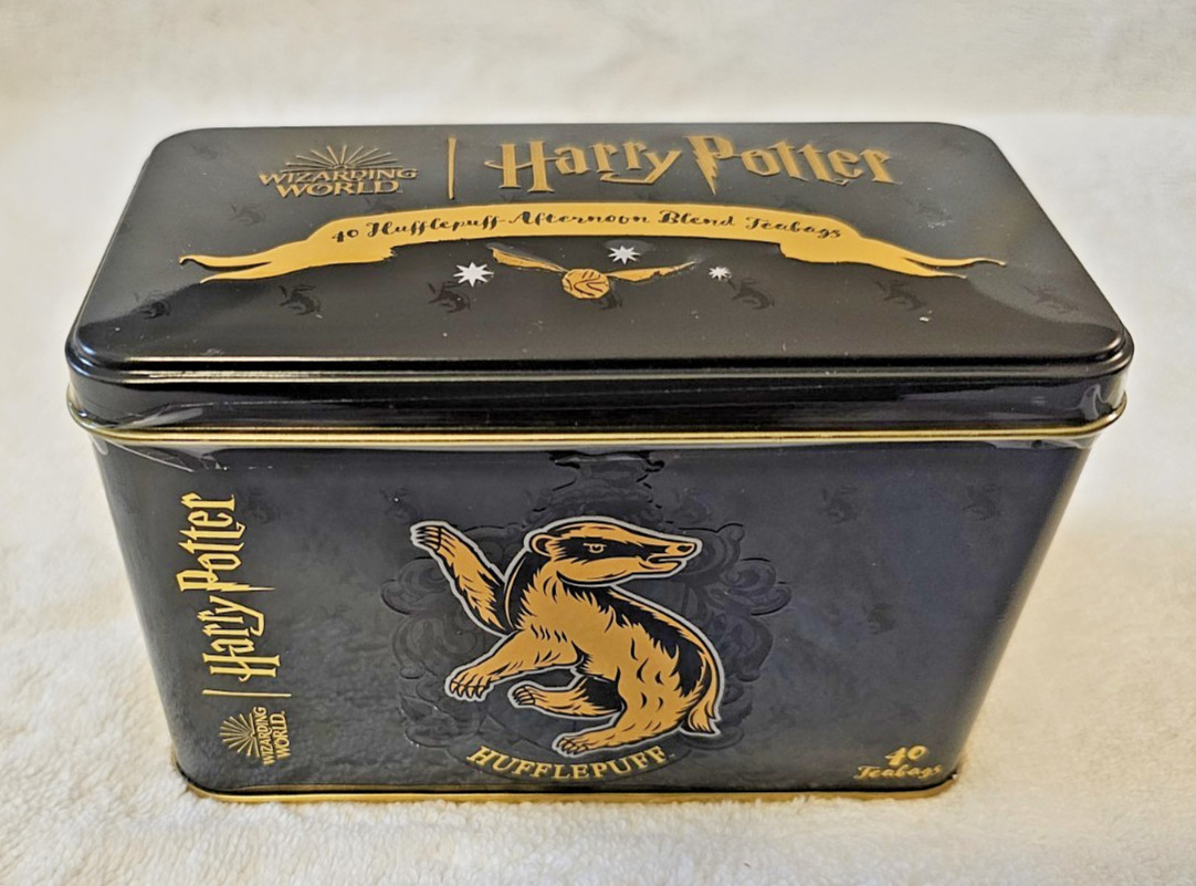 Harry Potter Tins of 40 Breakfast Blend Teabags Each-Full SET NEW Sealed