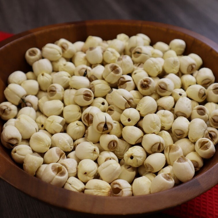 Premium Raw White lotus seed core removed, natural herbal tea& soup 225g 建宁去芯莲子