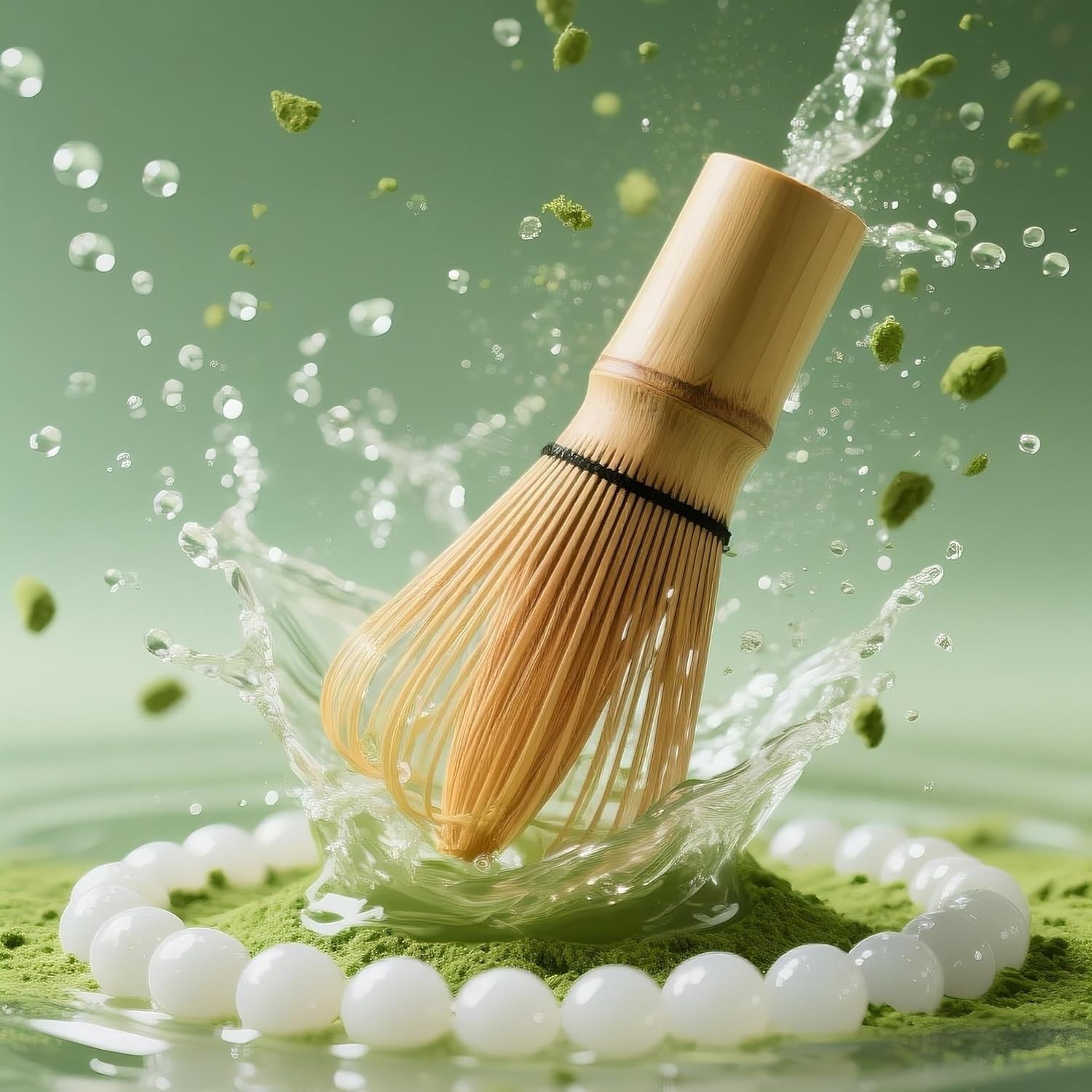 Matcha Whisk Set, 7 Pcs Matcha Kit with Bamboo Tools, Bamboo Design Matcha Bo…
