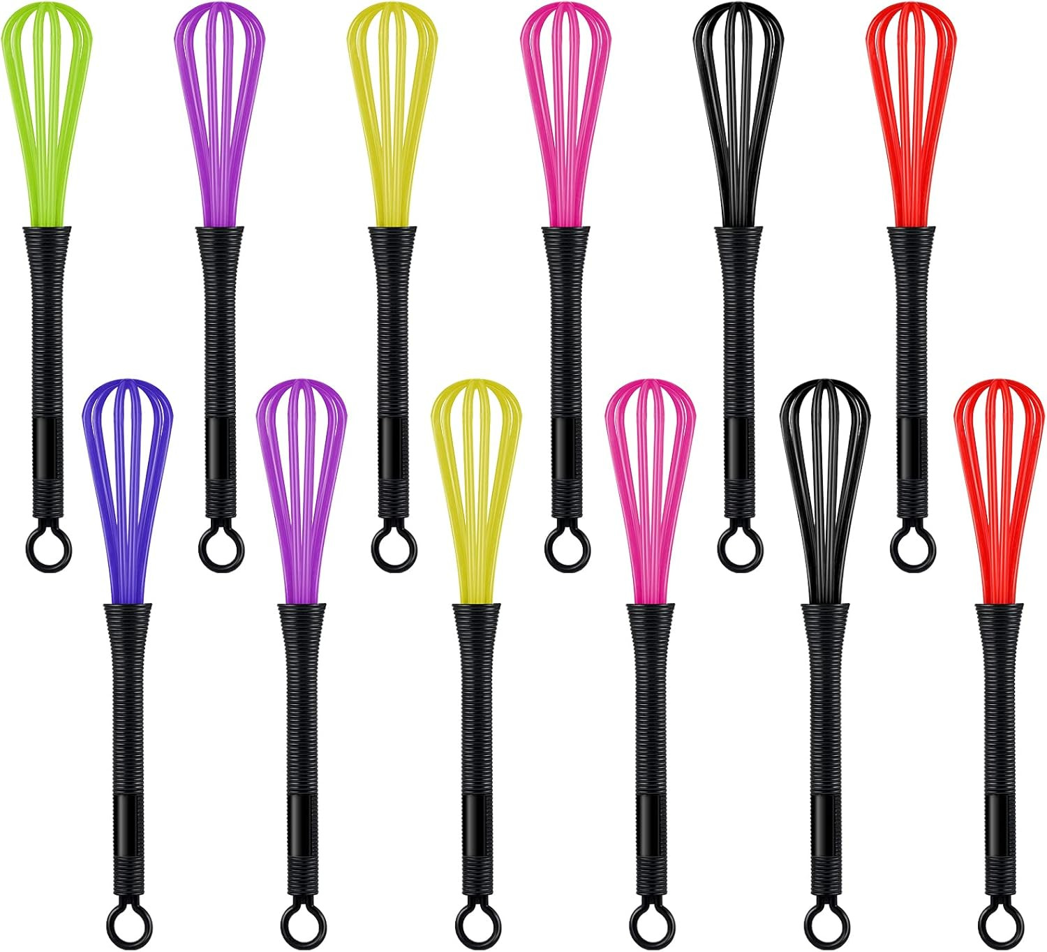 Batidor de Tinte para Cabello 12 Piezas Mezclador de Salon y Cocina 7 Pulgadas