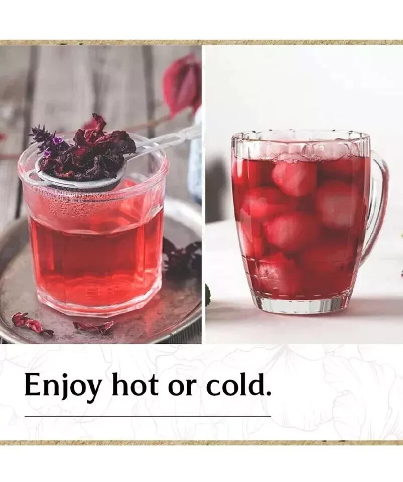 Blue Tea 3.52oz 100% Premium Dried Hibiscus Flowers Tea,Jaimaica Tea