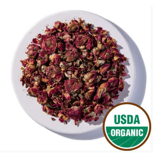 Starwest Dried Red Rose Buds & Petals Tea – Organic – Edible 1 lb. EXP. 11/2027