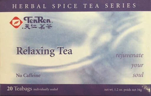 Ten Ren Relaxing Tea. Caffeine free, 20 tea bags, Rejuvenate your soul.  