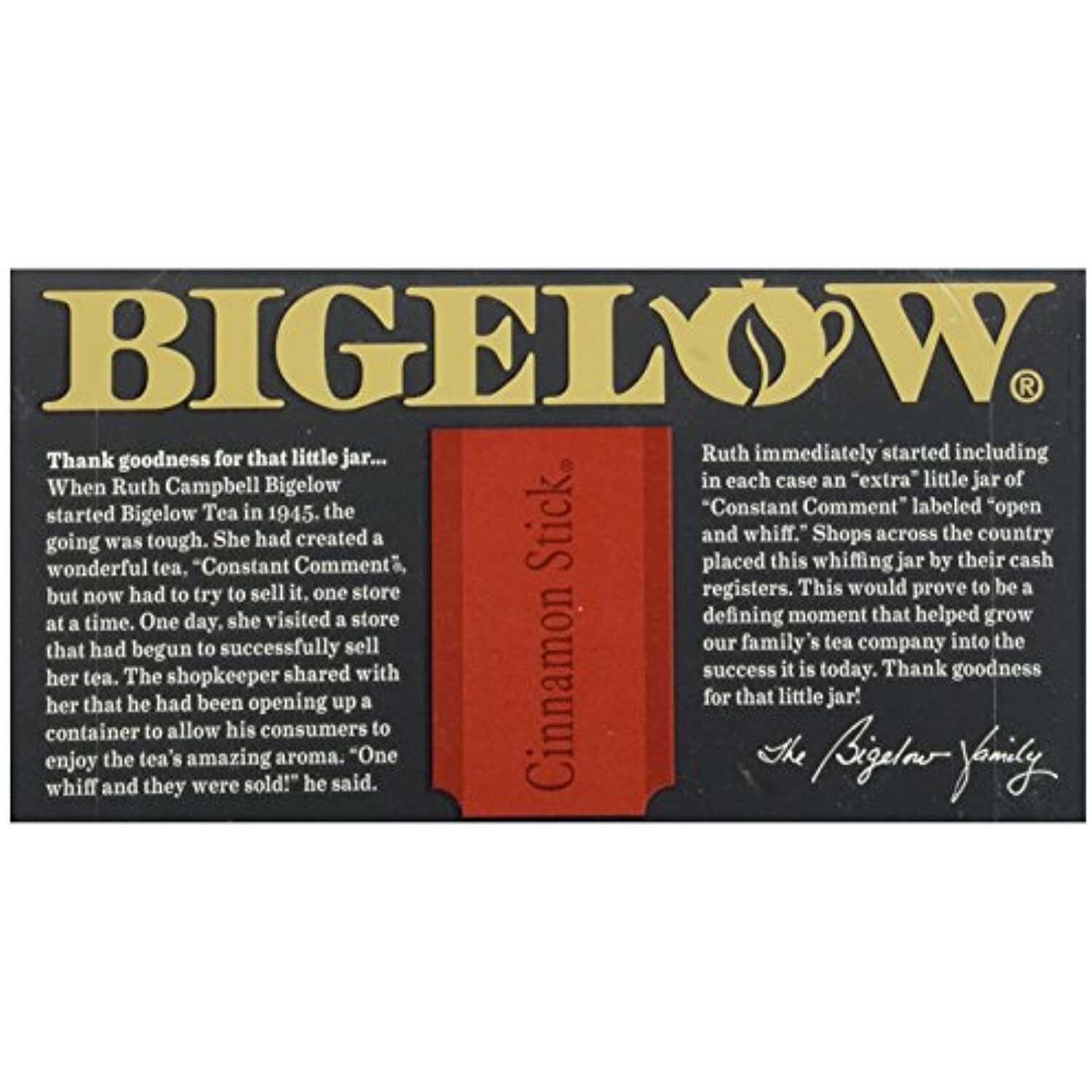 Bigelow Tea Black Tea Cinnamon Stick 2 PACK