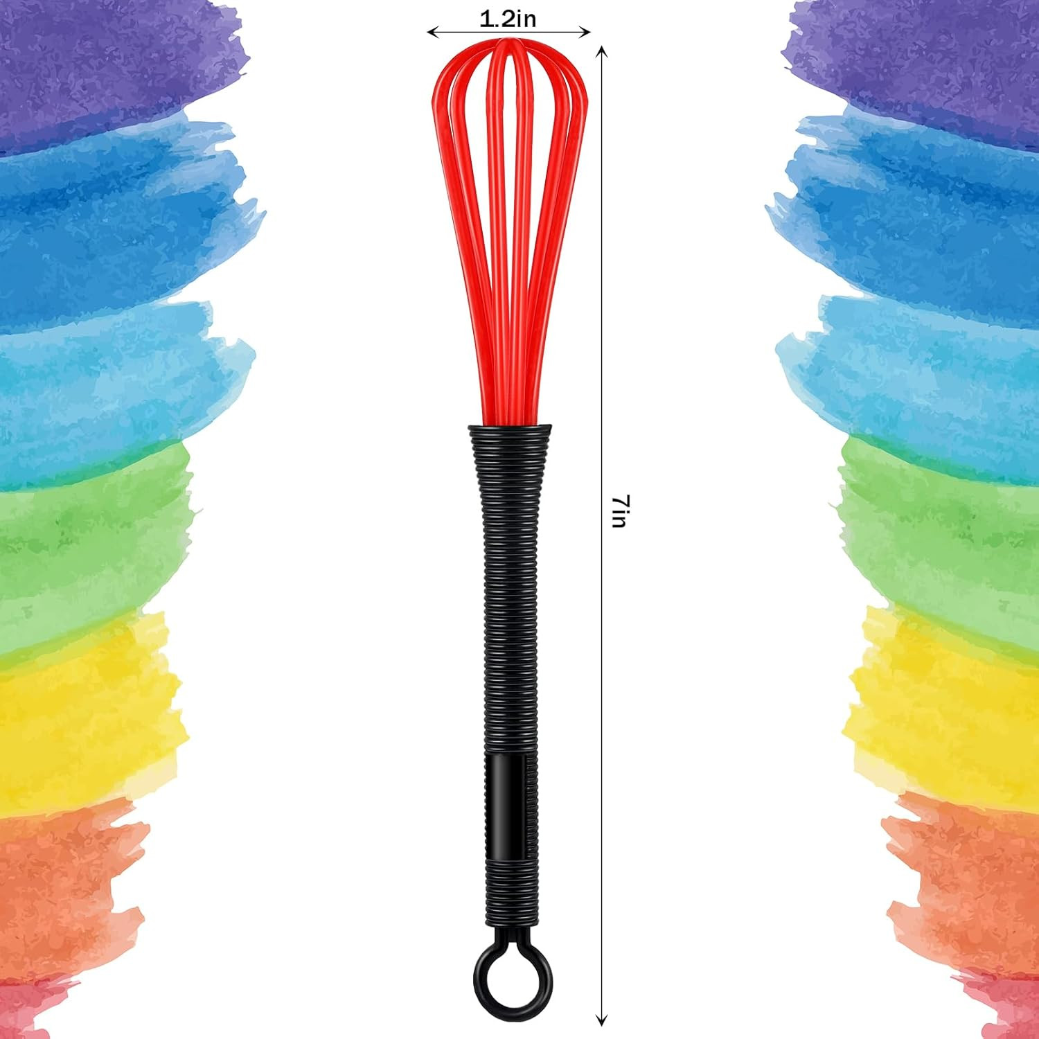 Batidor de Tinte para Cabello 12 Piezas Mezclador de Salon y Cocina 7 Pulgadas