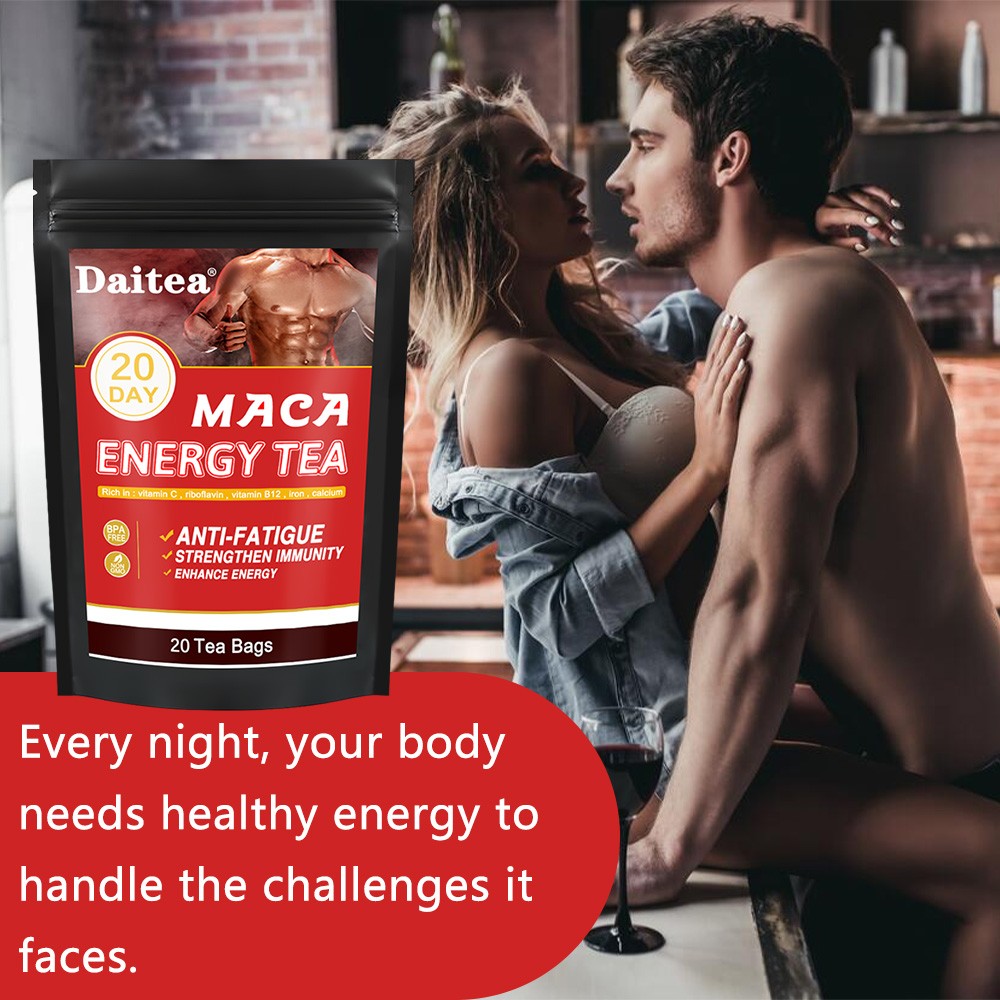 Maca Herbal Extract Tea-bag Drink Tonics Male Supplement,ENERGY TEA-10/20bag