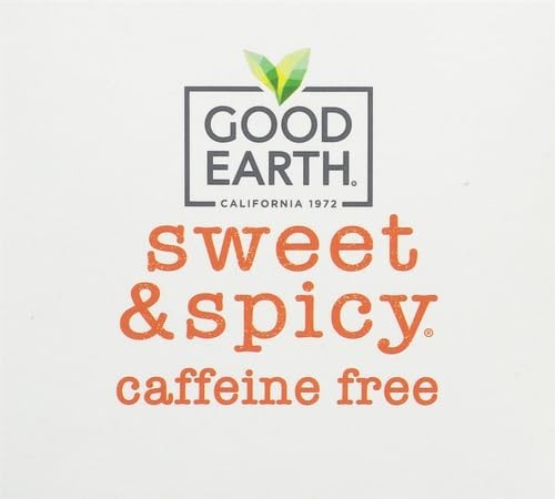 Good Earth Sweet And Spicy Herbal Tea Bags 18 Count Gluten Free Caffeine Free