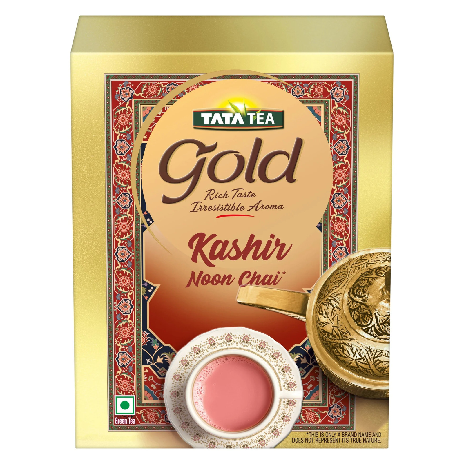 2 X 500 gm Gold – Kashir Noon Chai| Kashmiri Pink Tea Long Green Tea Leaves