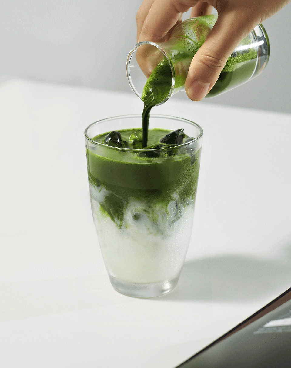OSULLOC Korean Matcha Powder & Green Tea Milk Spread Set | Home Café Dessert