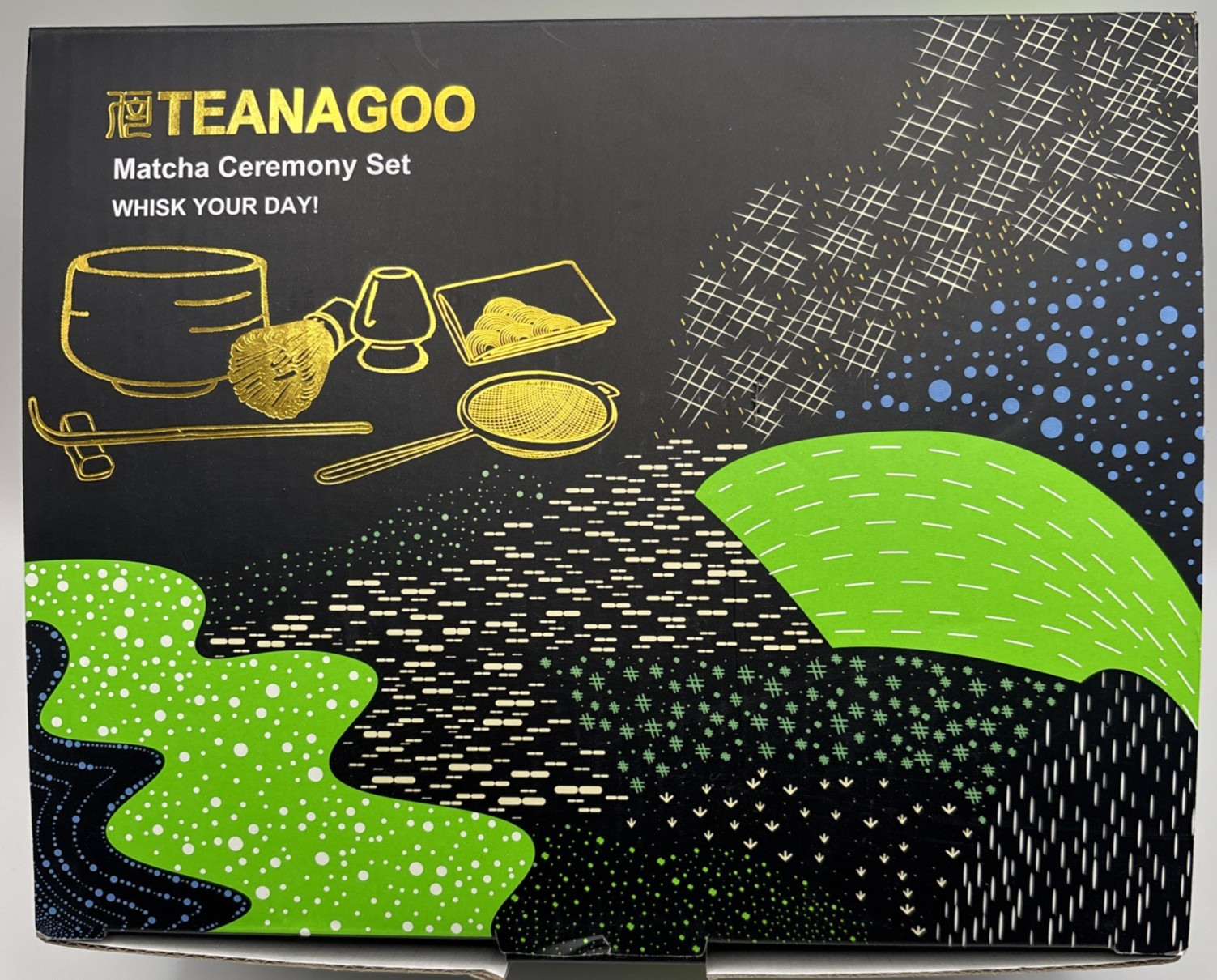 TEANAGOO Matcha Whisk Set, 7 Pcs Matcha Set with Holder/Scoop/Sifter, Matcha Kit