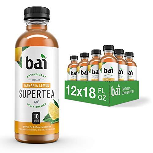 Bai Iced Tea Tanzania Lemon Antioxidant Infused Supertea Crafted with Real Te…